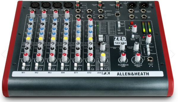 Table de Mixage DJ Allen & Heath ZED 10 FX